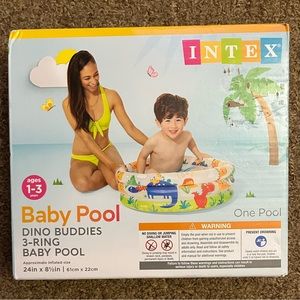 NWT Dino Buddies 3-Ring Baby Pool